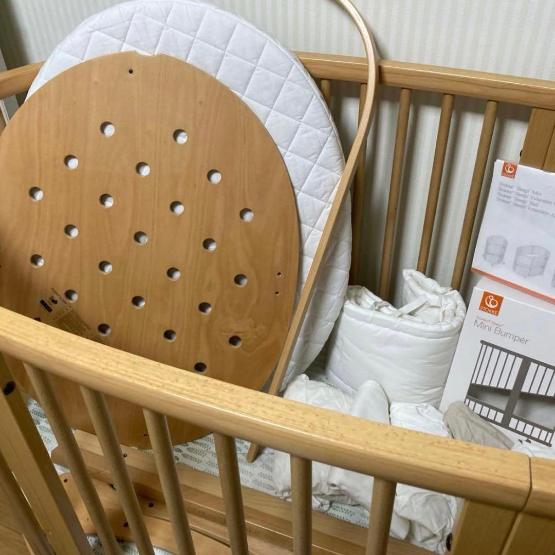 Miles0505① ストッケ スリーピー ミニベッド セット おまけ多数