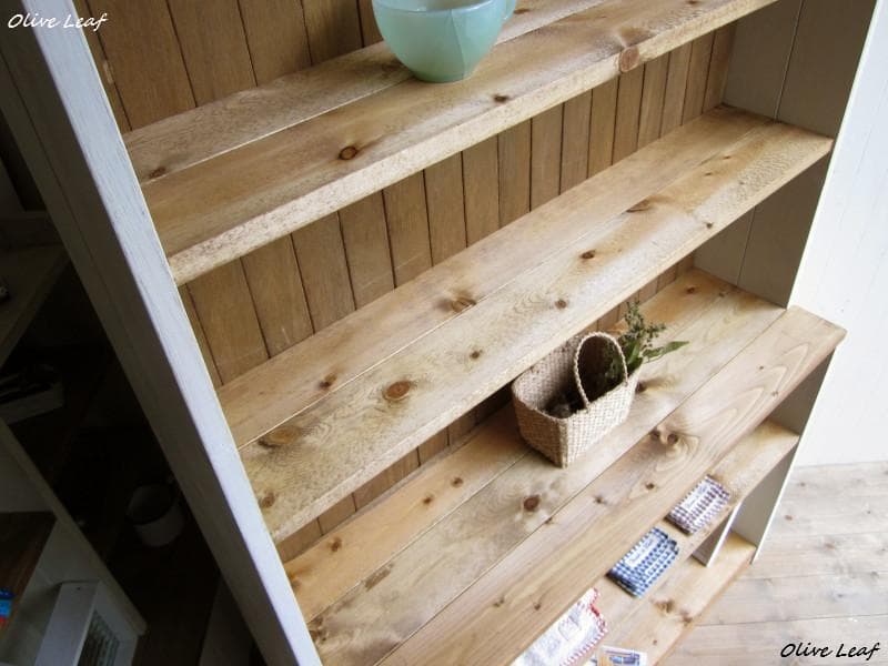 サイズデザインオーダー可！カップボードW88キャビネットシャビーブラウン受注製作