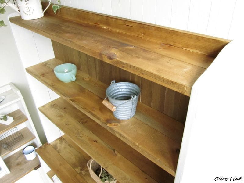 サイズデザインオーダー可！カップボードW88キャビネットシャビーブラウン受注製作