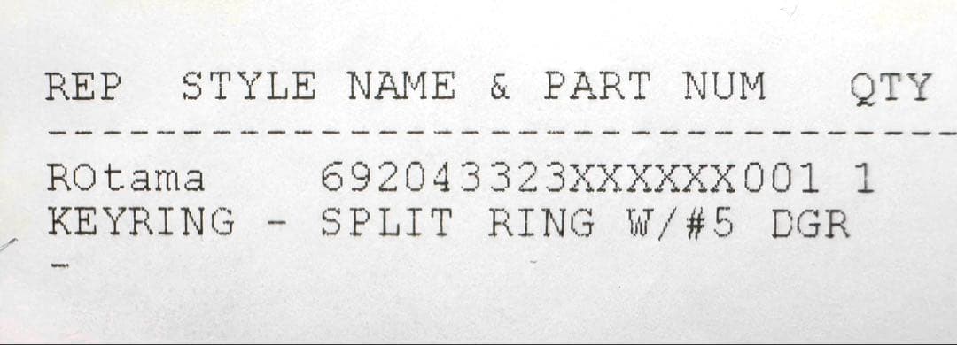 【確認用】クロムハーツ 5ダガー キーリング 現行モデル