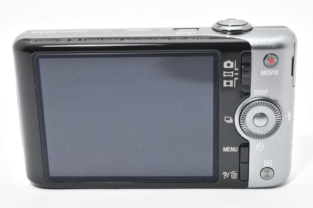【美品】SONY Cyber-shot DSC-WX100 シルバー　動作確認済