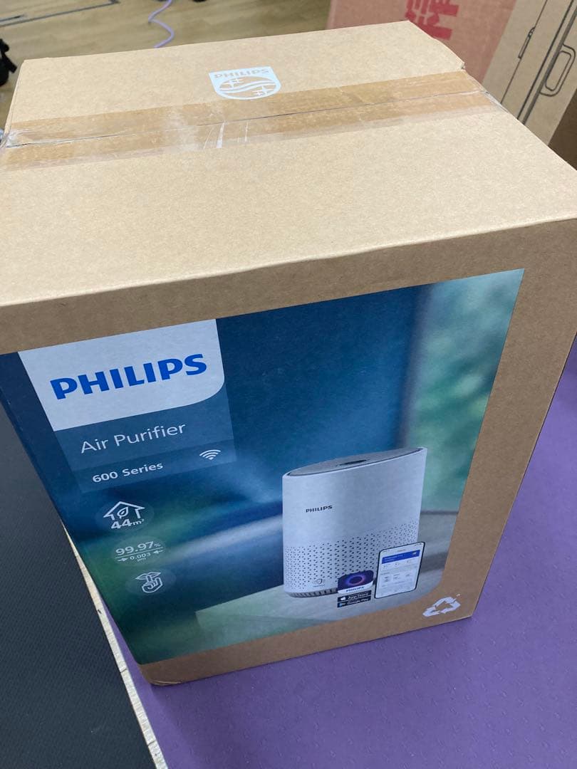 PHILIPS (フィリップス) 空気清浄機 24畳 花粉 小型 卓上 HEPA