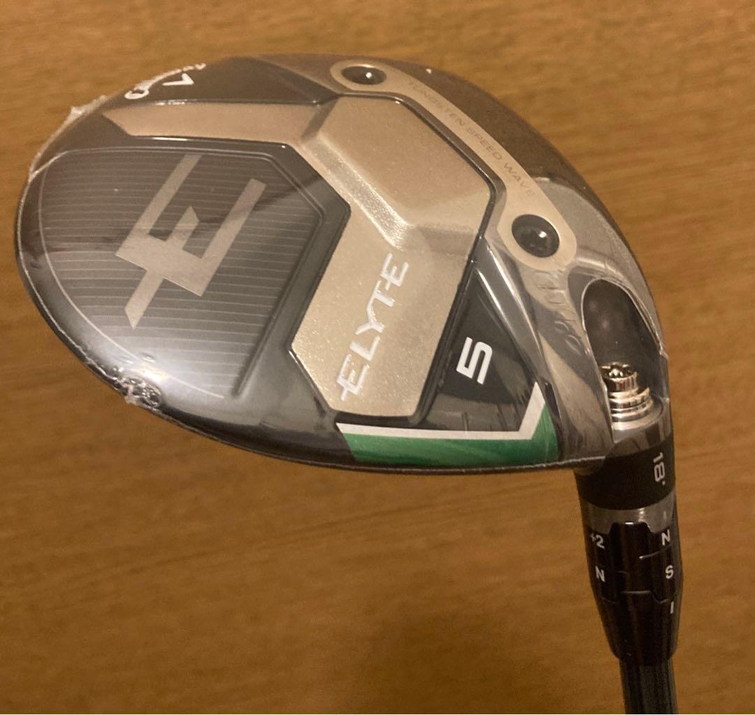 ★新品★未使用品★キャロウェイELYTE（アジャスタブルホーゼル付）5W S