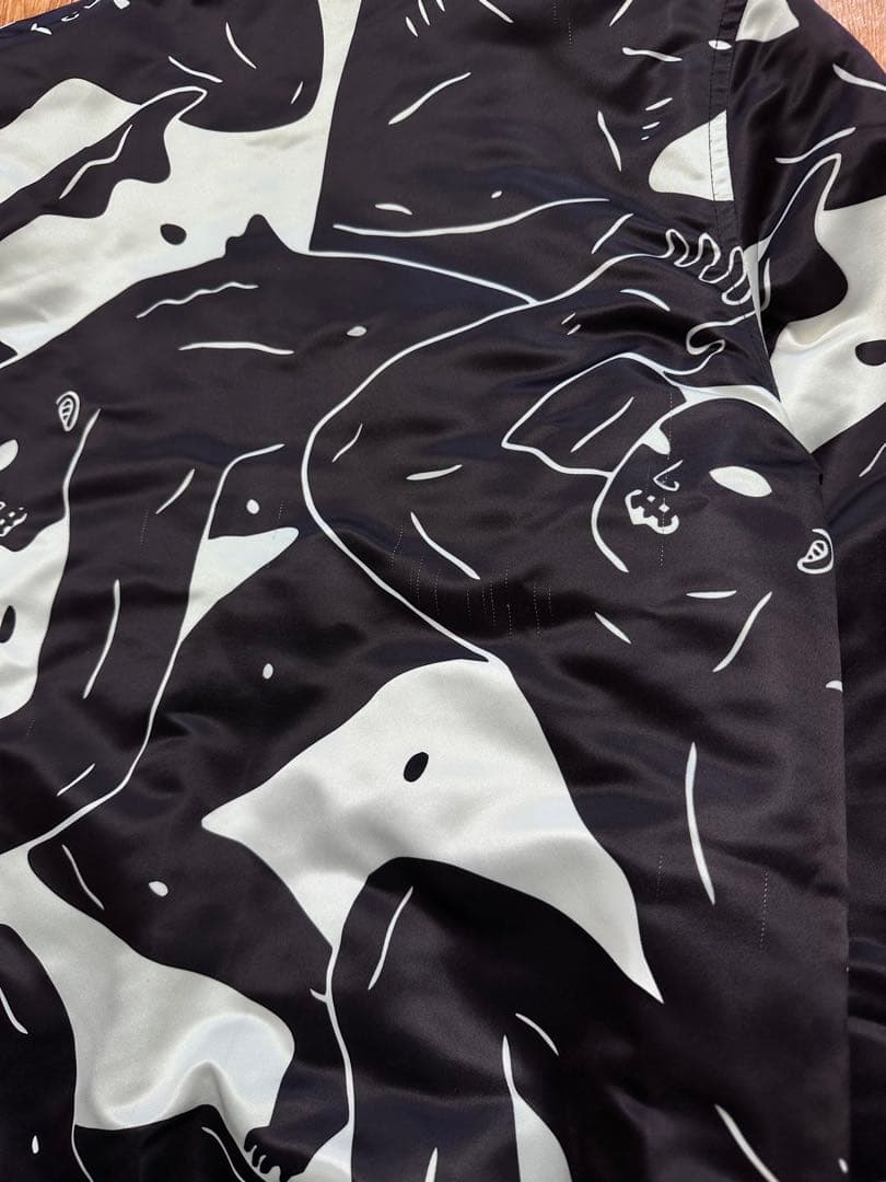 レア！HUF cleonpeterson コラボ ナイロンボンバージャケット L