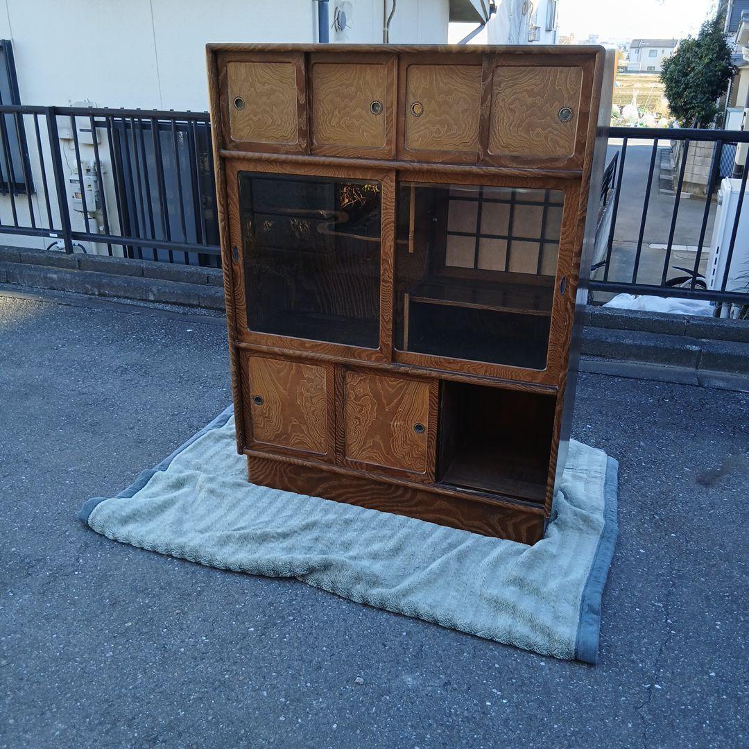 レトロ☆茶タンス 古民家 古家具☆当時物