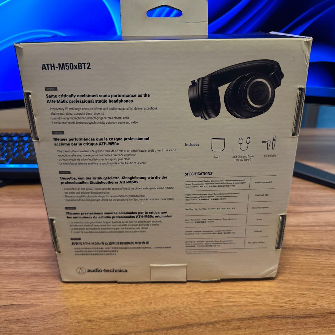 【早い者勝ち】Audio-Technica ATH-M50x ブラック