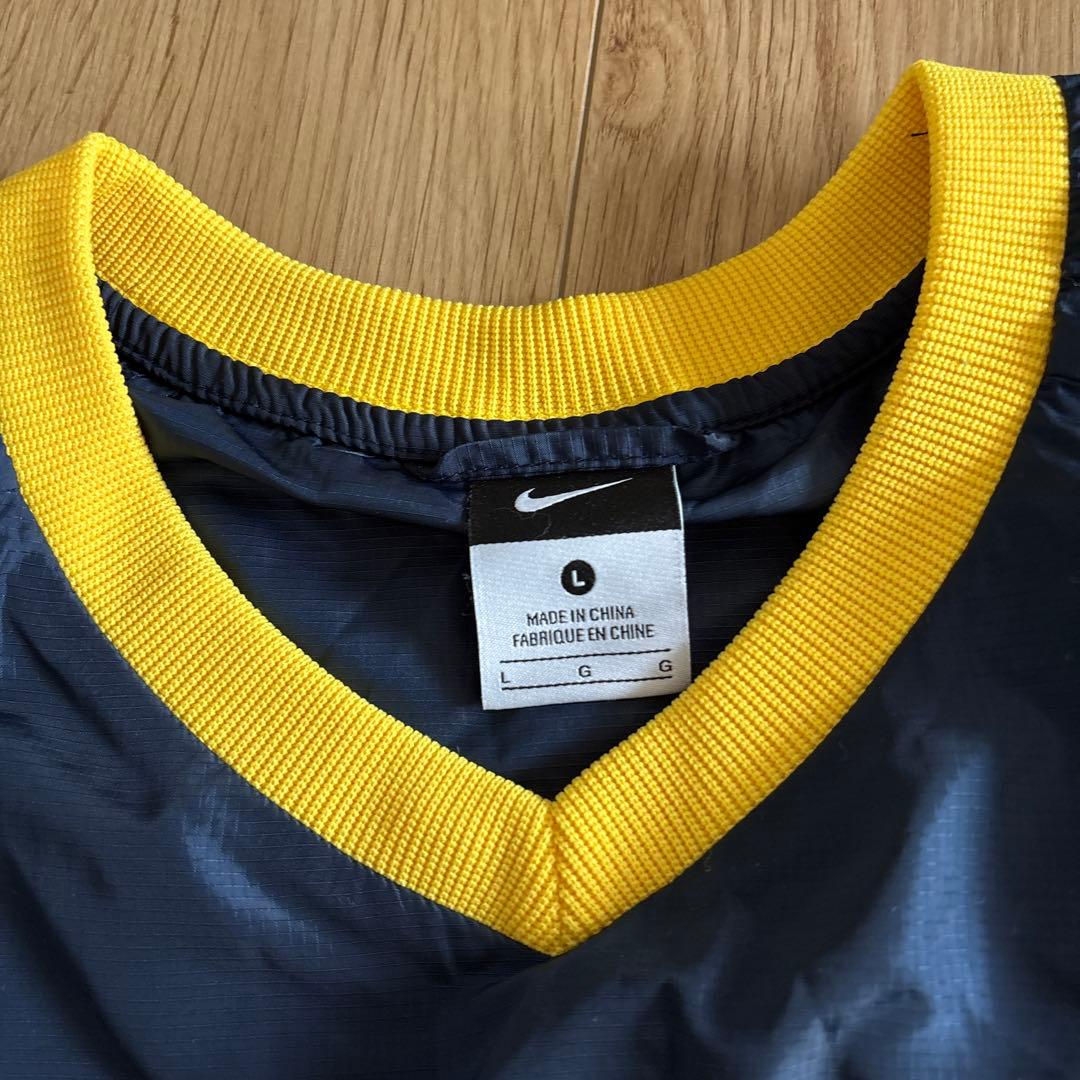 【NIKE】ナイロン ピステ セットアップ 上下 ネイビー ドット メンズL/M