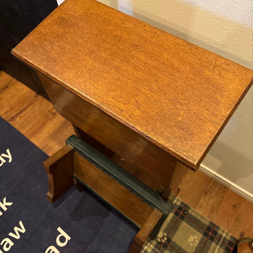 アンティーク　教会　祈祷台　イギリス