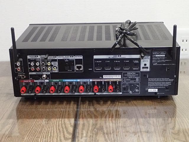 DENON AVアンプ AVR-X1600H　リモコン付き・超美品・動作快調