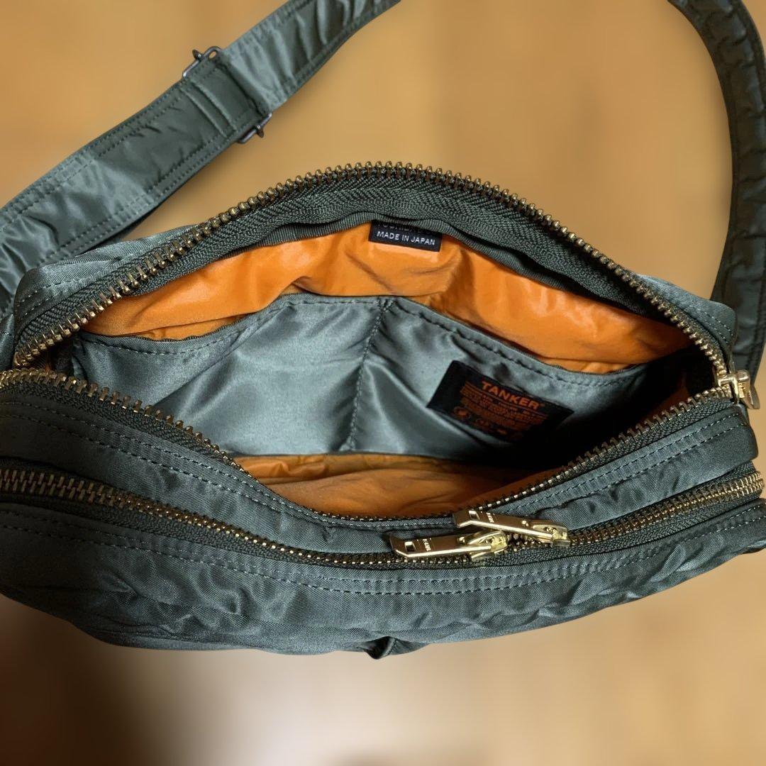 c*様 【PORTER】タンカー　スリングバッグ　 W zip セージグリーン