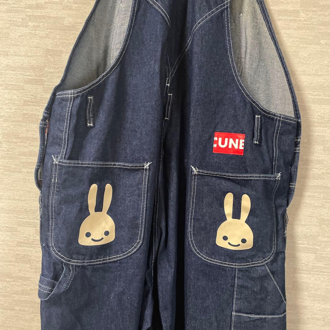 CUNE ダークブルー オーバーオール