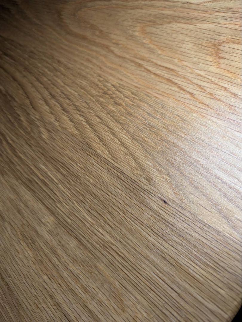 ■送料込■無印 オーク無垢材デスク 引出足元棚付 学習机 事務テーブルMUJI