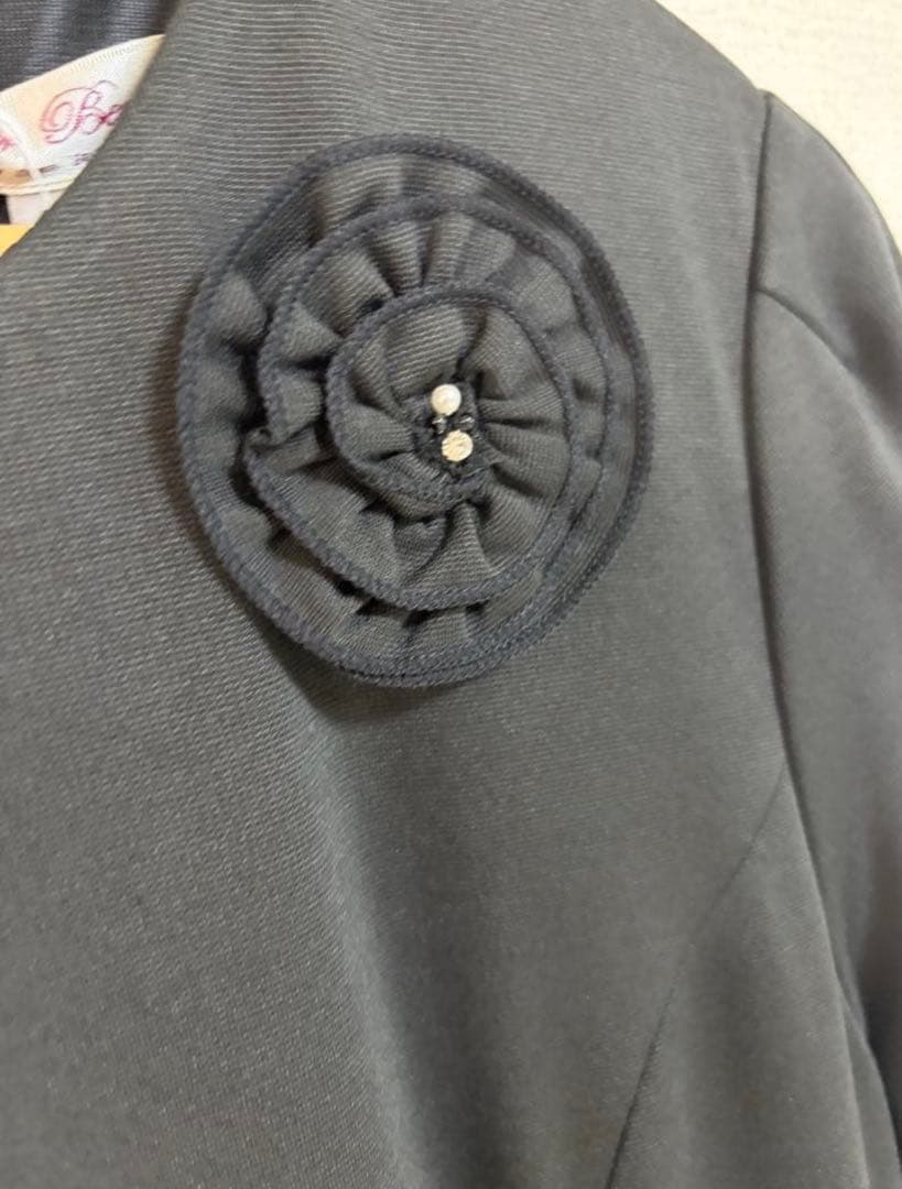 2025スーパービューティー　ジャガード織×ダンボールニット切替ワンピース 44