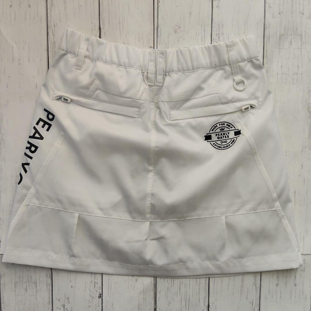 PEARLY GATES 蓄熱素材 ゴルフ スカート ホワイト