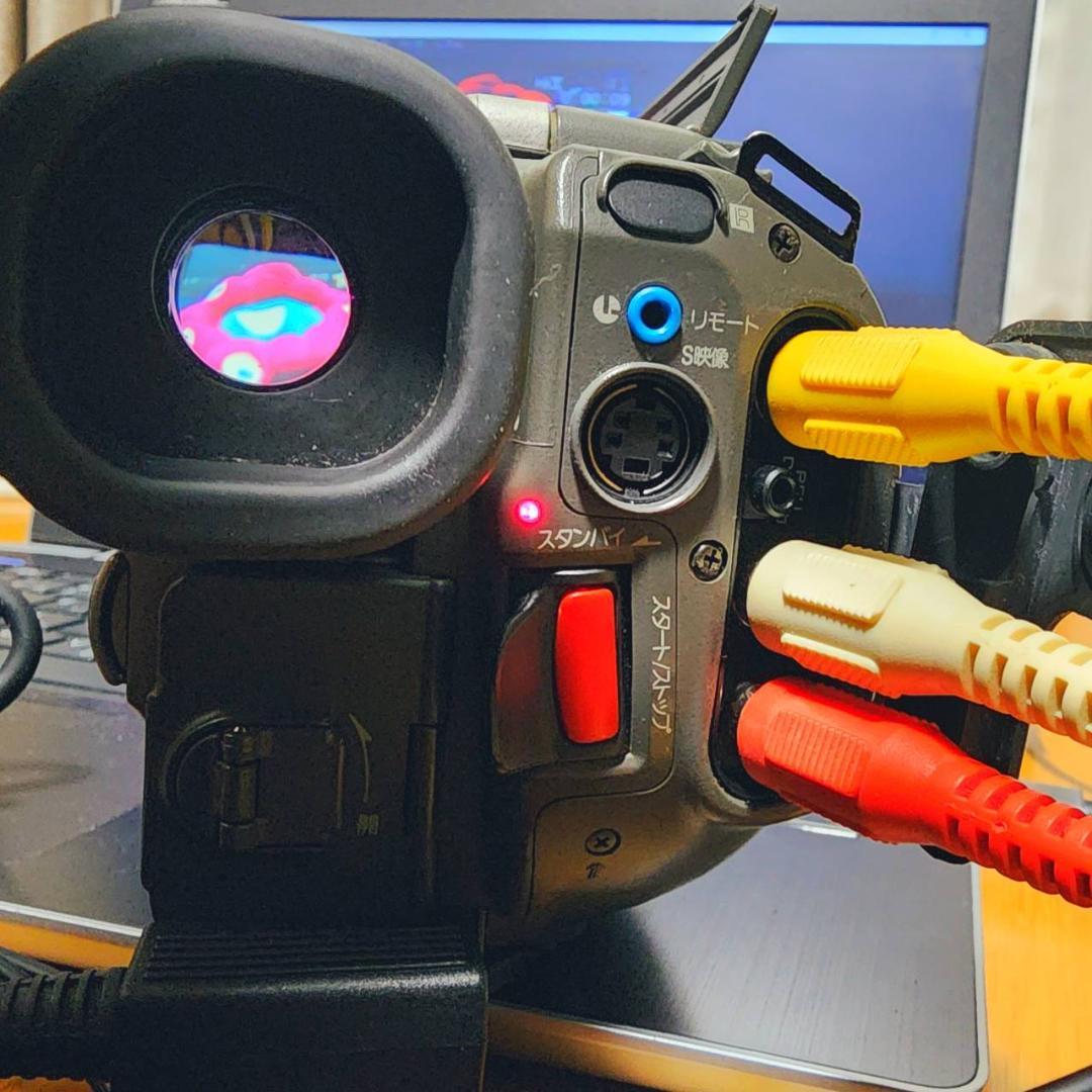 【動作確認済】SONY Hi8 高画質 CCD-TR1 ビデオカメラ セット