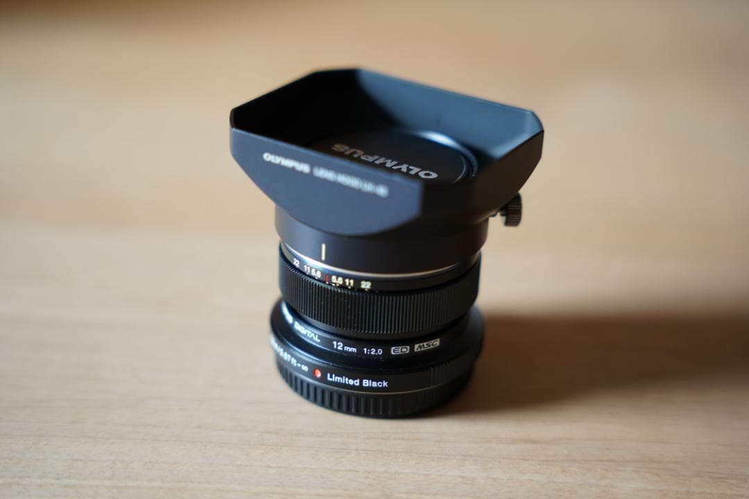 限定品 オリンパス M.ZUIKO 12mm F2.0 リミテッドブラック
