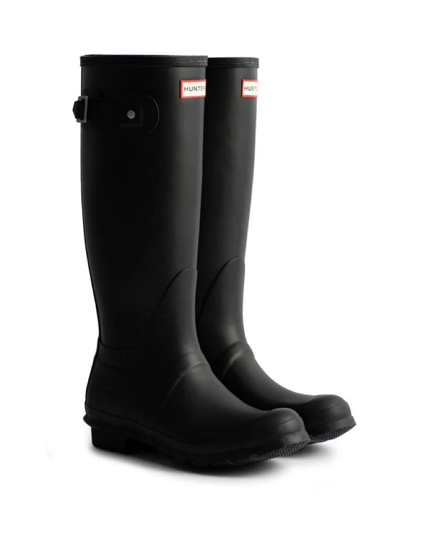 HUNTER ハンター オリジナル トール レイン ブーツ ブラック UK5