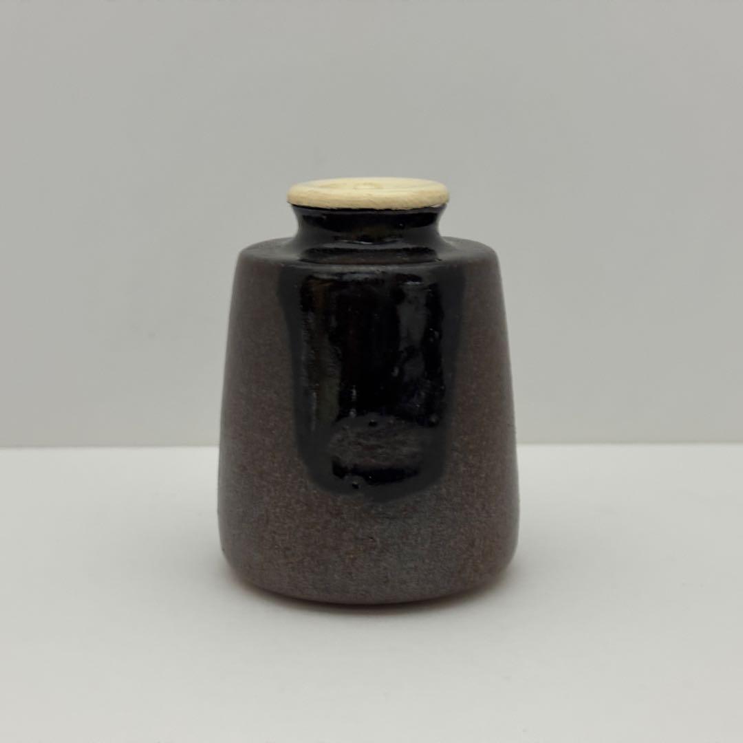 茶道具 暁窯 岡田暁山 中興名物写茶入 廣澤 広沢　仕服添 茶道