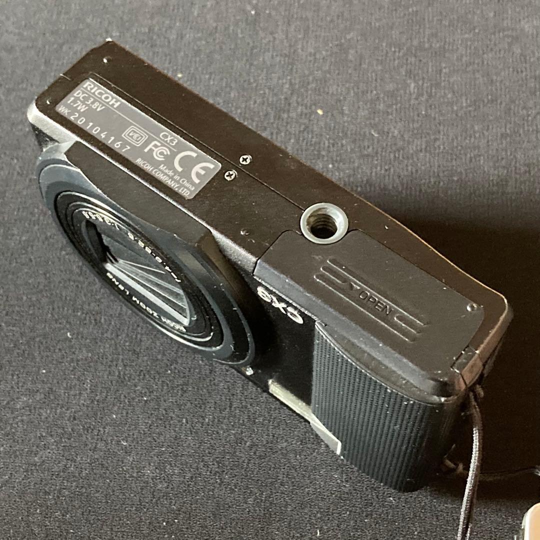 【美品】RICOH CX3 ブラック コンデジ