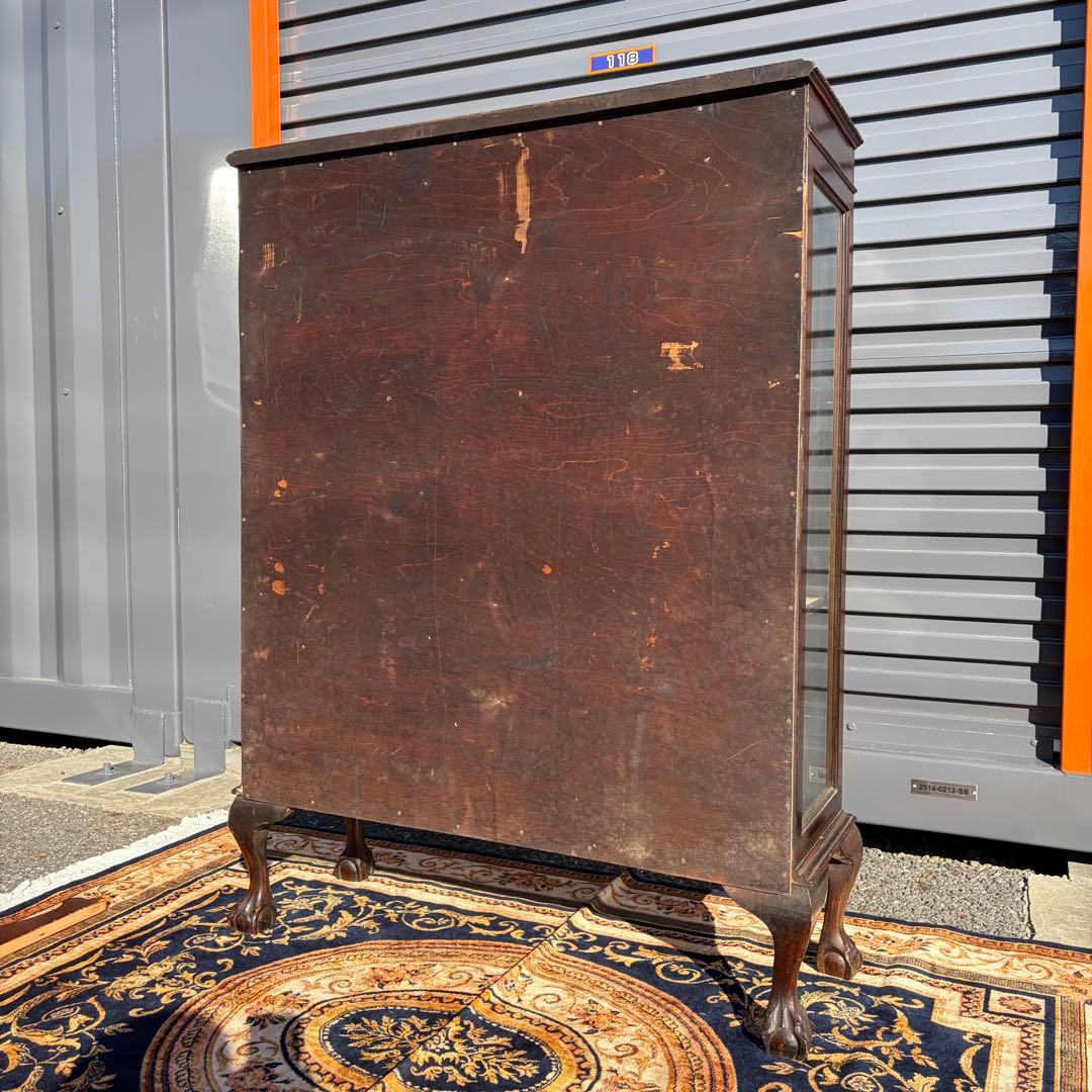 英国 アンティーク キャビネット マホガニー 猫脚 イギリス ヴィンテージ