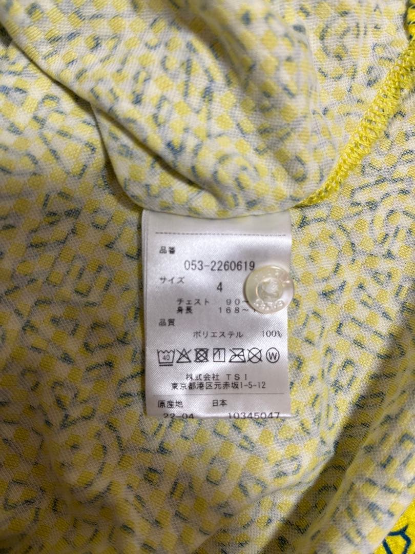 PEARLY GATES イエロー ポロシャツ サイズ4