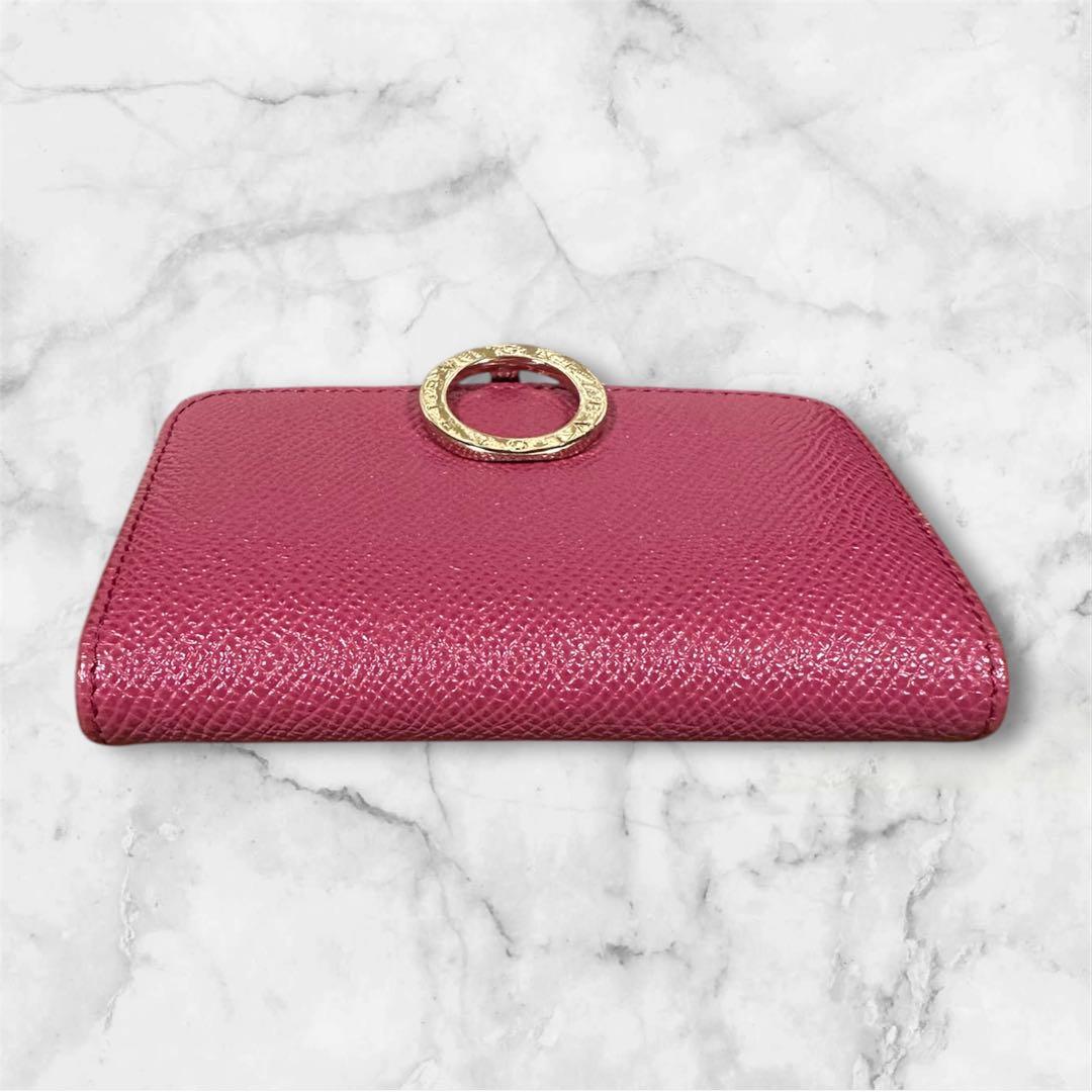 ブルガリ 名刺入れ カードケース ロゴクリップ レザー ビジネス