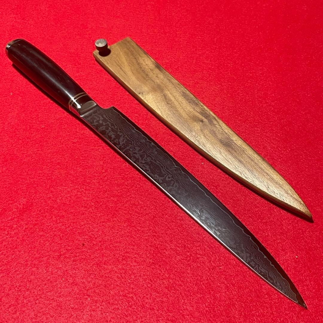 VG10 筋引包丁　スライサー　鞘付き