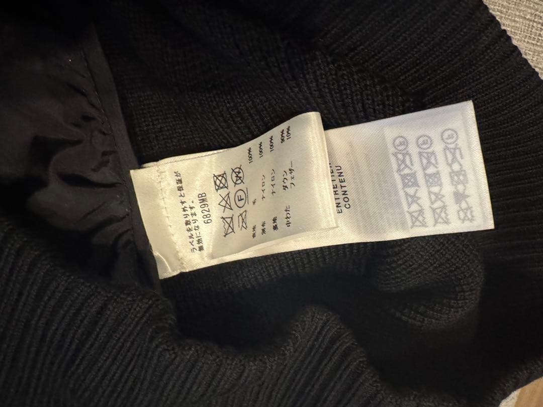 新品 カナダグース ハイブリッジ ニット ベスト ブラックレーベル