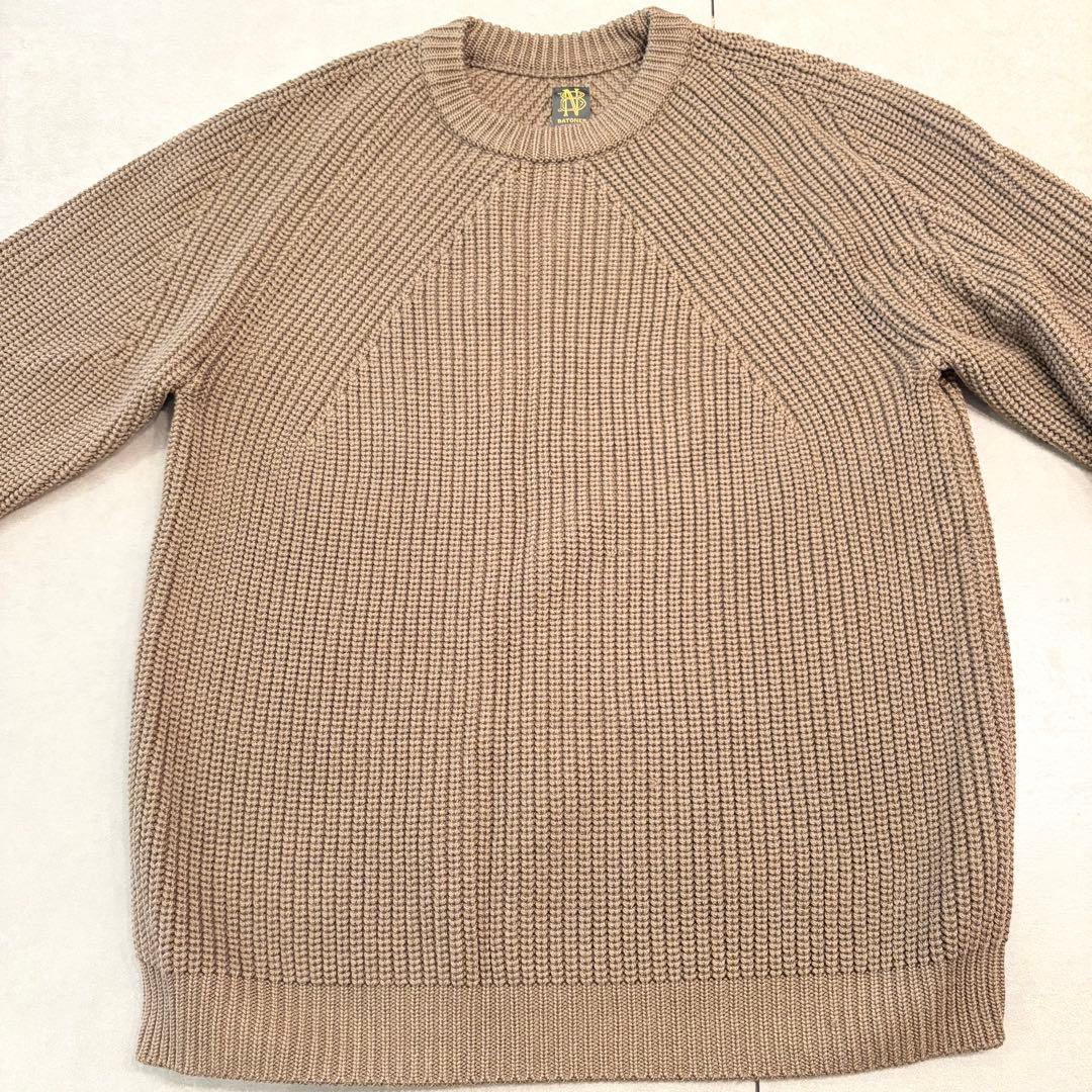 ［未使用級］バトナー　ブラウン ニット セーター サイズ3