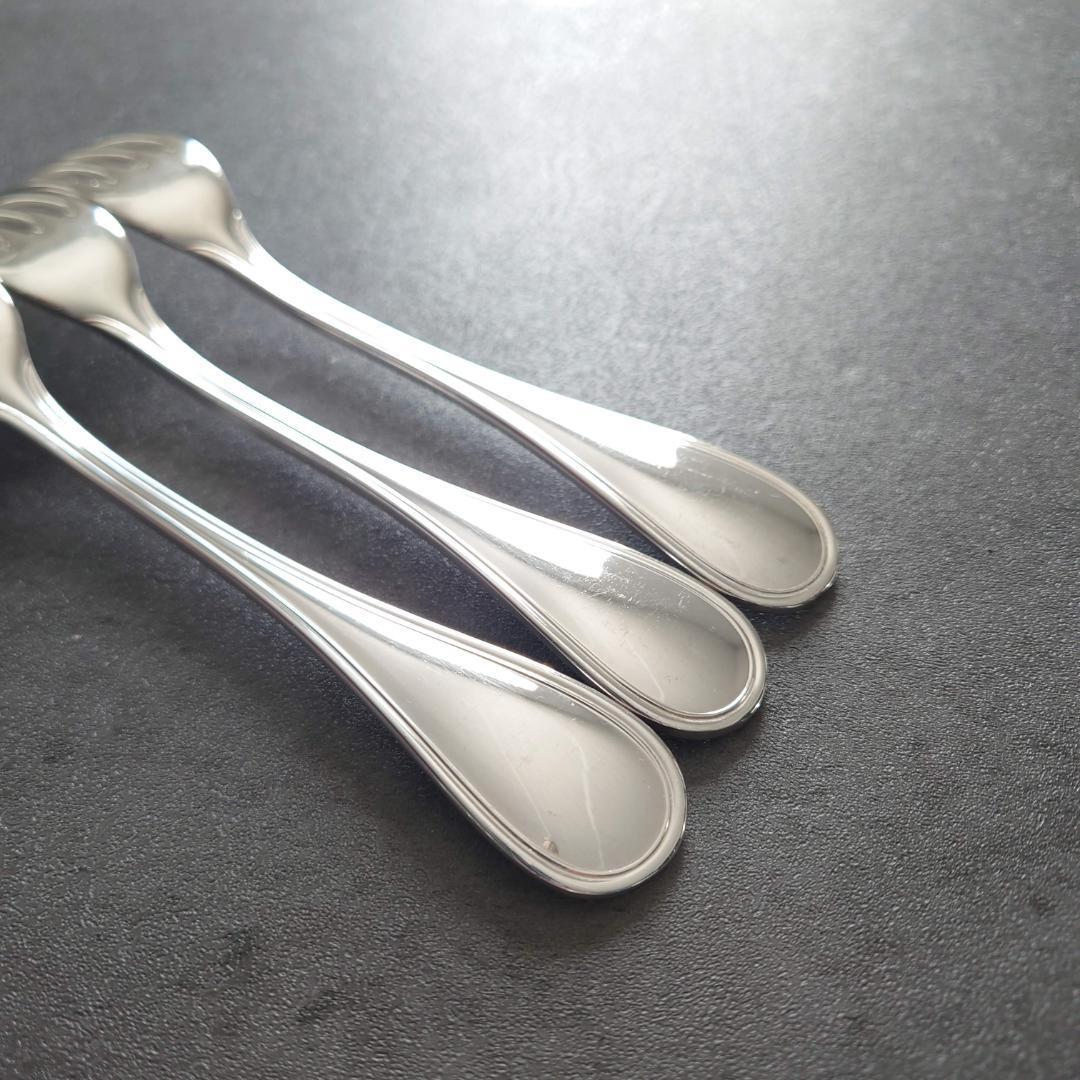 美品 希少 クリストフル アルビ デザートフォーク 3点