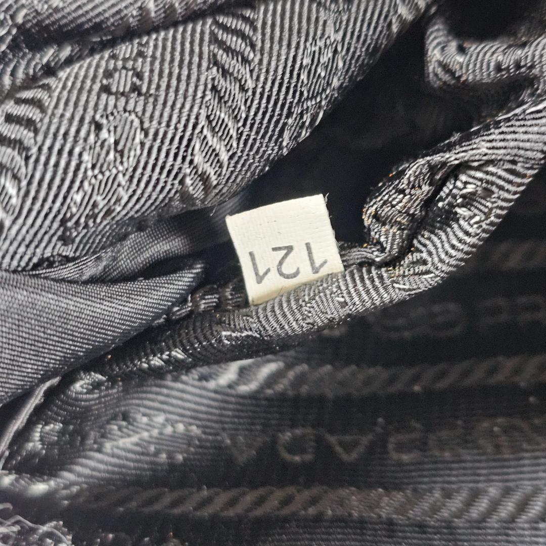 【希少】PRADA 3WAYバッグ 黒 テスート ナイロン 三角ロゴ