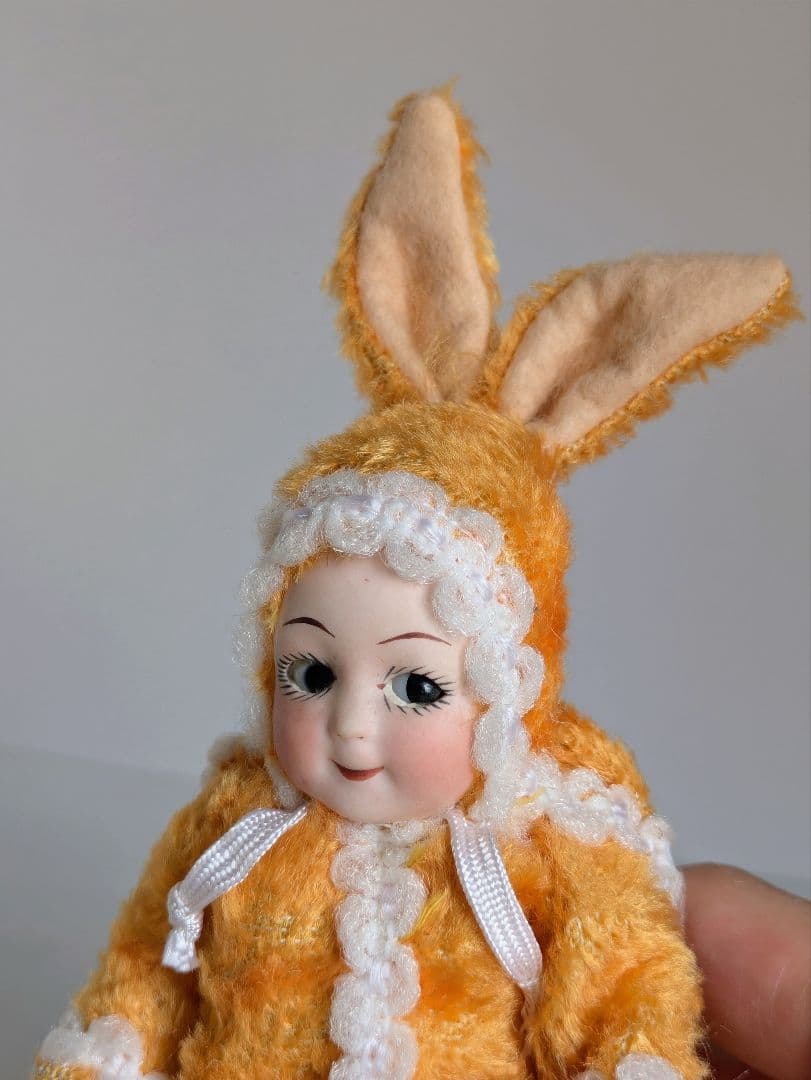 ミニョネット　アンティーク　ドイツ　ビスクドール