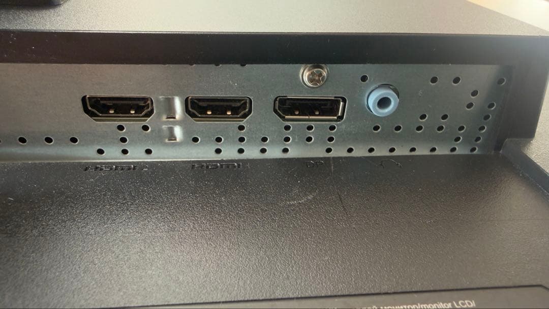 ViewSonic中古27インチPCゲーミングモニター　プラグ.配線コード付き