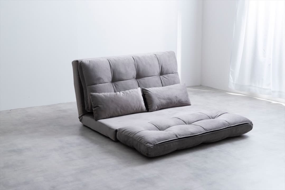 【送料無料】Lara リクライニングソファベッド 3way