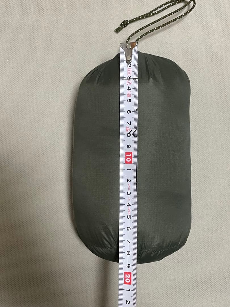 mont-bell ダウンジャケット メンズS オリーブグリーン　収納袋付き
