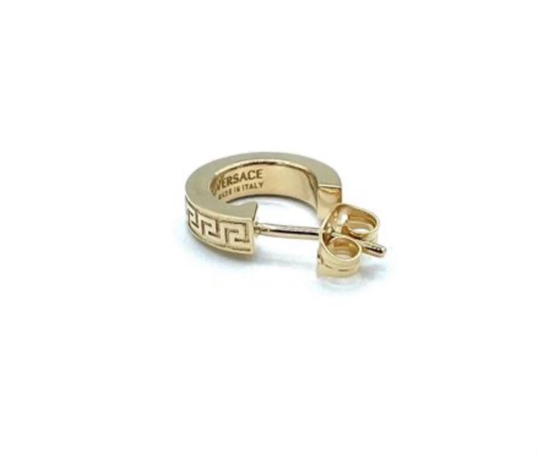 VERSACE グレカリングピアス ゴールド 両耳用