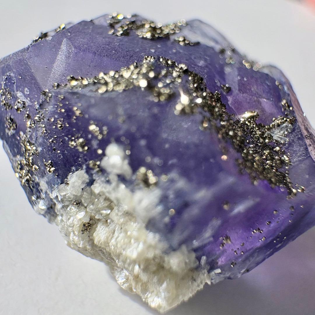 515 中国 内モンゴル産 レアタイプ フローライト&パイライト