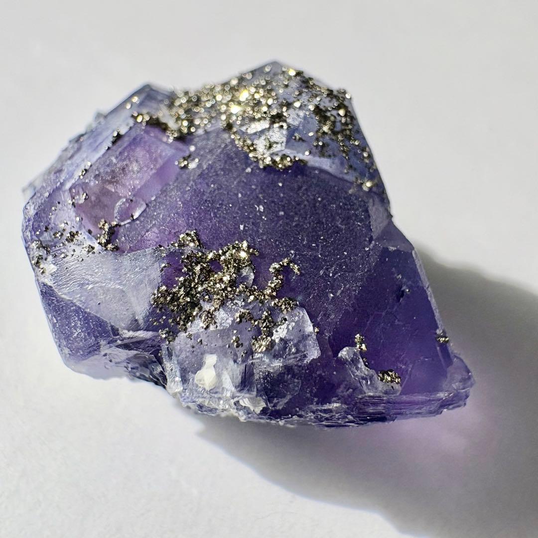 515 中国 内モンゴル産 レアタイプ フローライト&パイライト