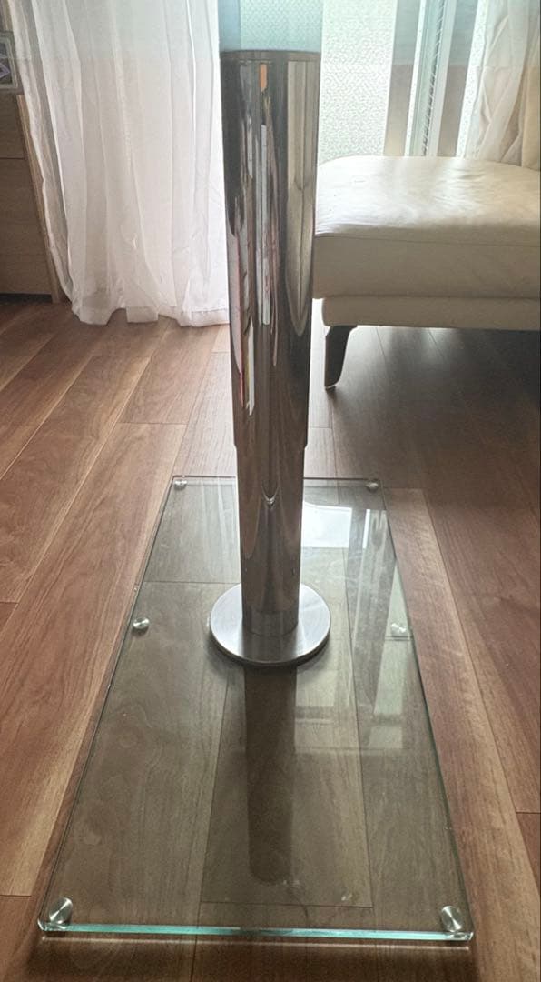 【1月末まで】ガラス製長方形センターテーブル