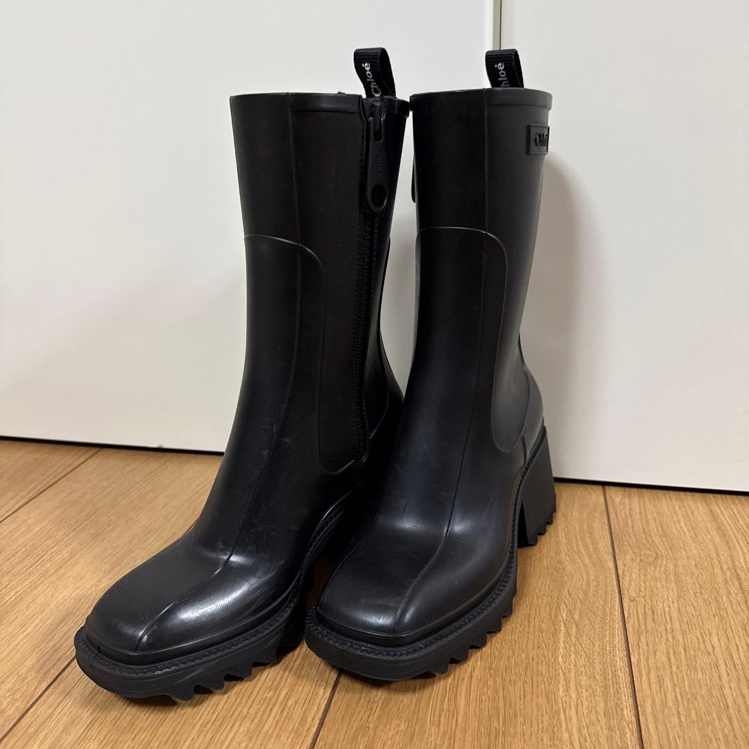 【Chloe】クロエBETTYレインブーツ 37 23.5センチ