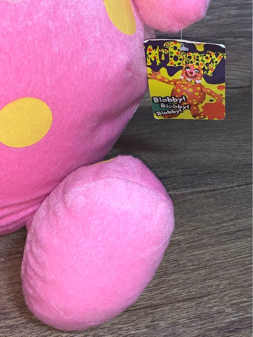 Mr Blobby イギリス ヴィンテージ 特大 ぬいぐるみ ミスターブロビー