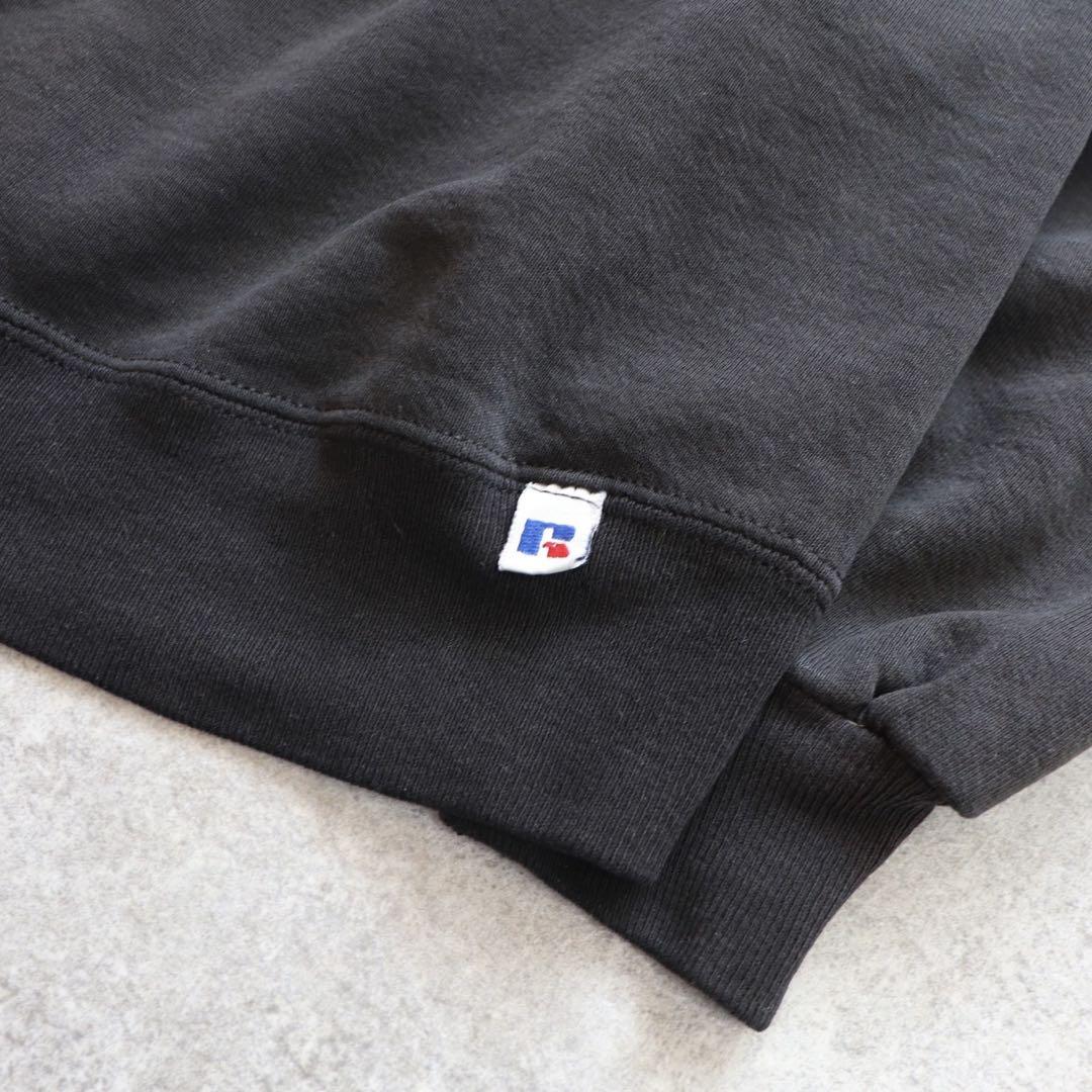 レア個体 ブラック USA製 90s Russell ラッセル スウェット 無地