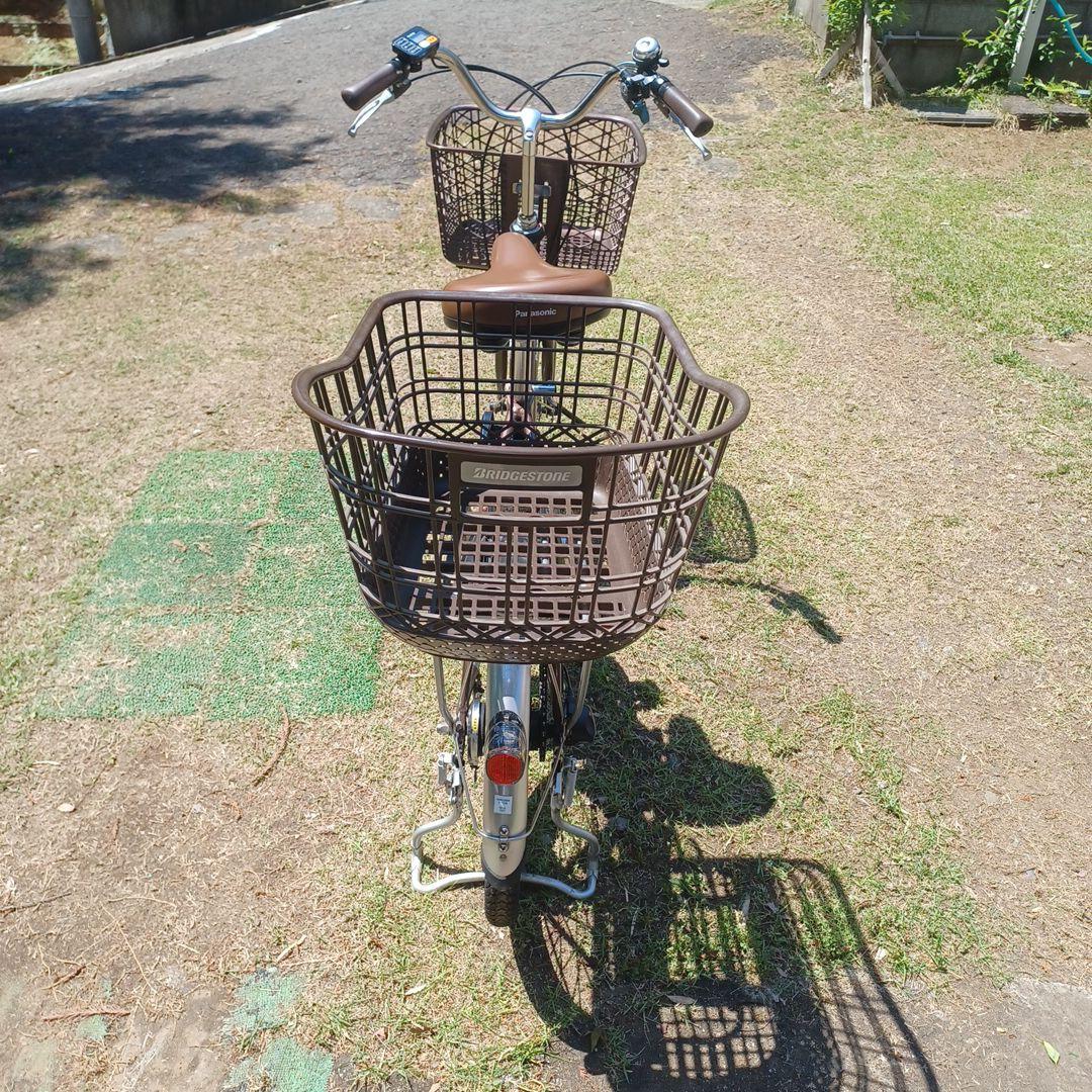 ブラウン 電動アシスト自転車 シティタイプ