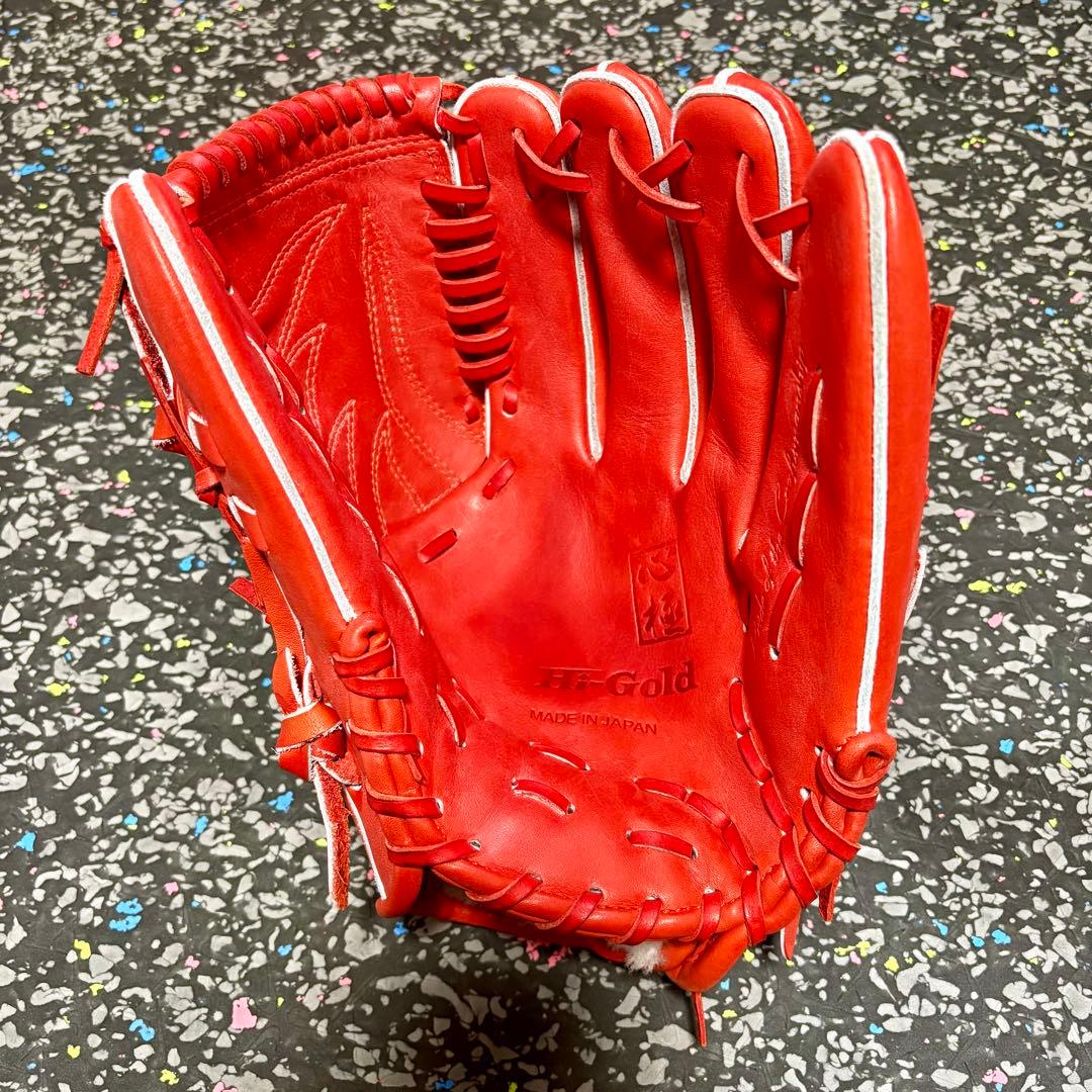 ハイゴールド 日本製 硬式用 グローブ 心極 投手用 KKG-1161 野球