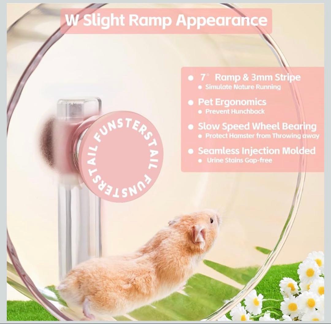 BUCATSTATE ハムスター用サイレント回し車tiktok大人気