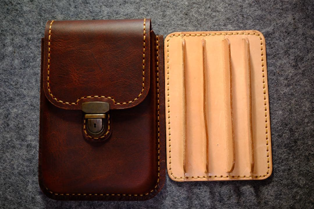 新品！Galen Leather（ガレンレザー）オールドスクール5本用ペンケース