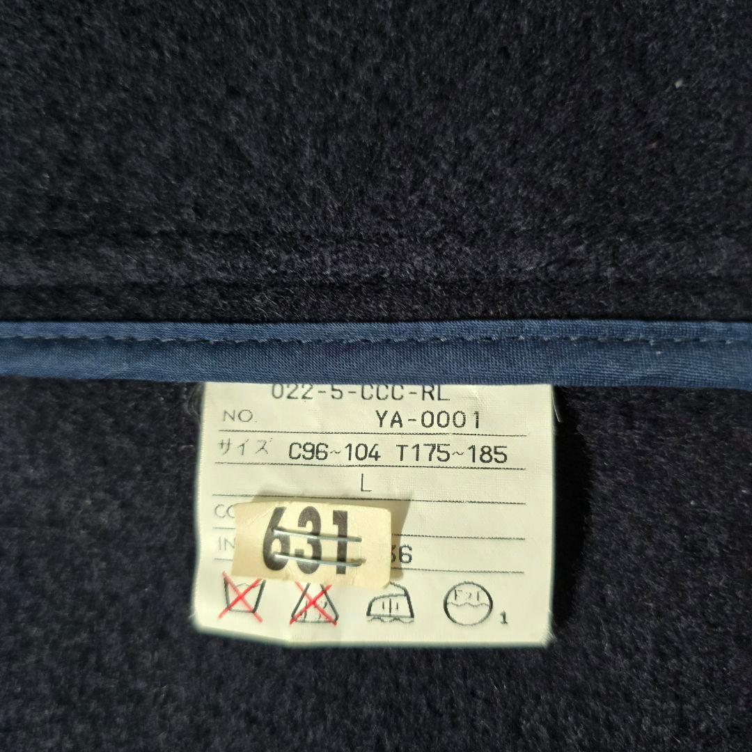 美品Polo by Ralph Lauren ダッフルコート マキシ丈 紺 L