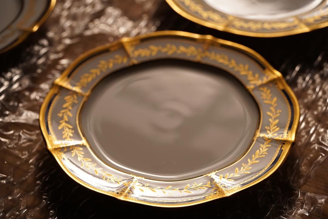 ダイヤモンドコレクション「マジェスティブルー」約18センチ皿６枚 by ノリタケ