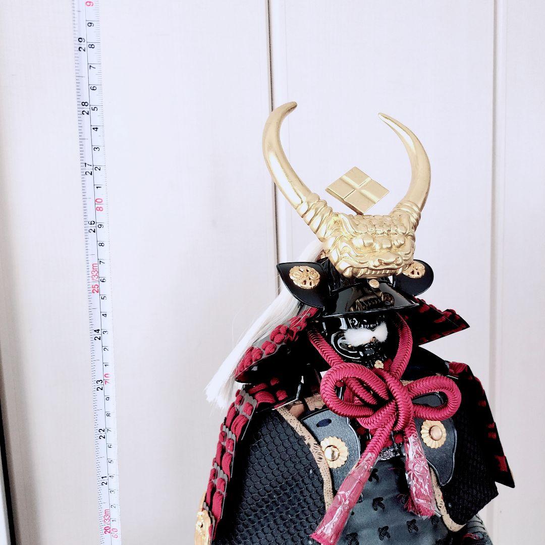 美品　平安　豊久作　伊予札胴丸鎧　武田信玄　鎧兜　飾り　大型　台座　収納箱