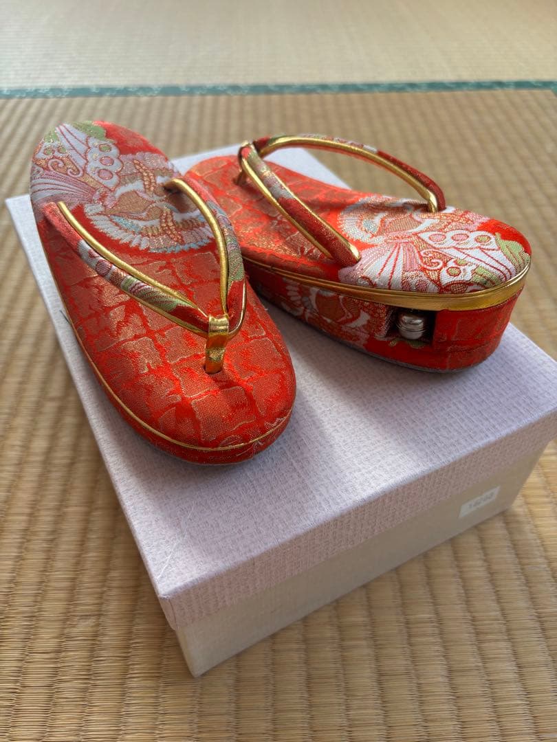 アンティーク着物 だらり帯 髪飾り足袋 セット 七五三 3歳用